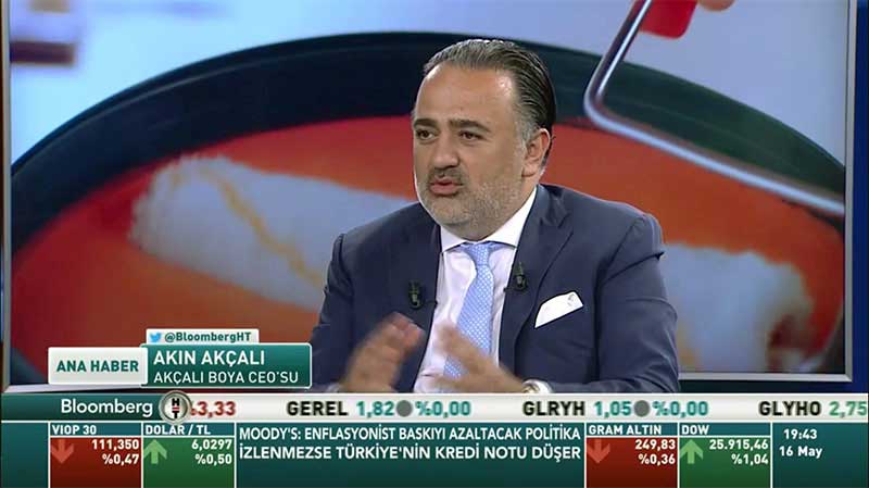 CEO’muz Sayın M. Akın Akçalı, Bloomberg HT’ye Konuk Oldu